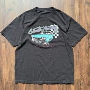 J. Galt Electric Motors ’72 Graphic Tee Black Car Print One Size